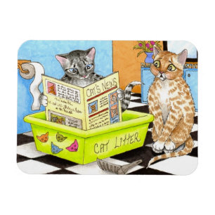 Íman Ímã engraçado de Flexi do gato 464
