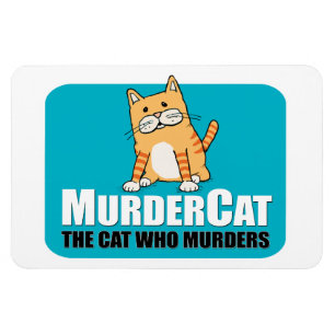 Íman Ímã engraçado do gato do assassinato