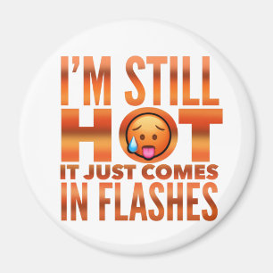 Íman Ímã Engraçado Flash Quente Menopausa