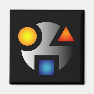 Íman Ímã enigmático do logotipo do MI