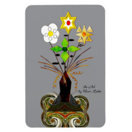 Íman Ímã "Entrega de Flores" (4 x 6 Flexível)