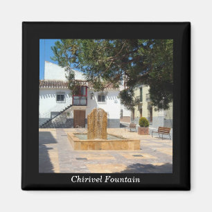 Íman Ímã espanhol da fonte - Chirivel, Almeria