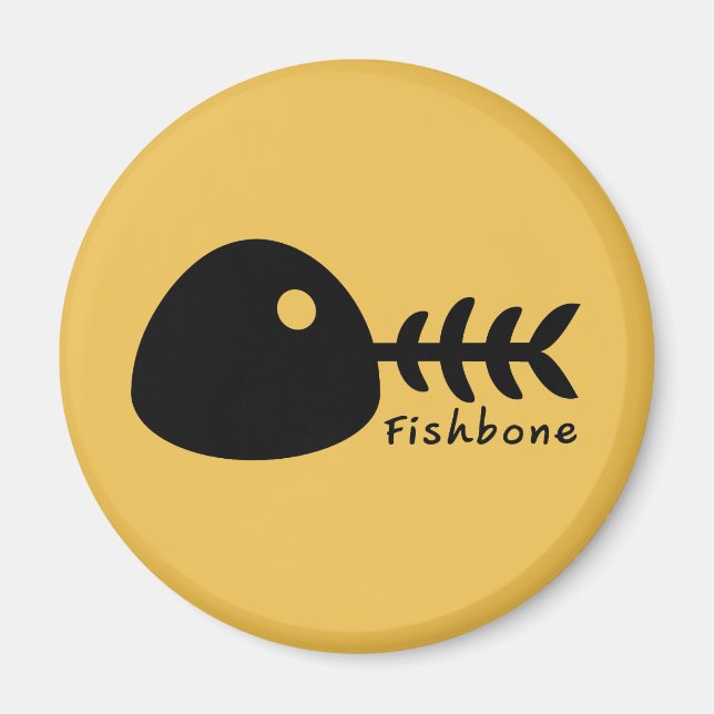 Íman Ímã Espinha de Peixe (Frente)