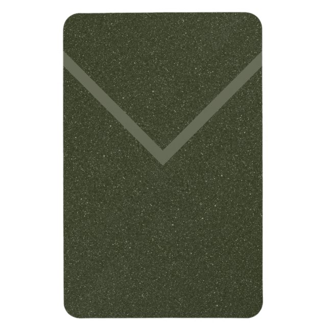 Íman Ímã Estilo Envelope Verde Musgo – Personalizável (Vertical)