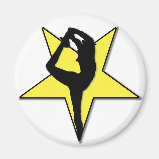 Íman ímã estrela cheerleader (Frente)