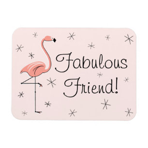 Íman Ímã fabuloso cor-de-rosa do amigo do flamingo