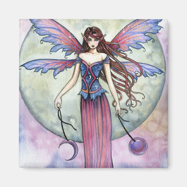 Íman Ímã Fada Gótica Celestial (Frente)