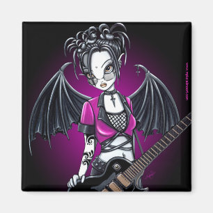 Íman Ímã feericamente da arte da guitarra gótico de