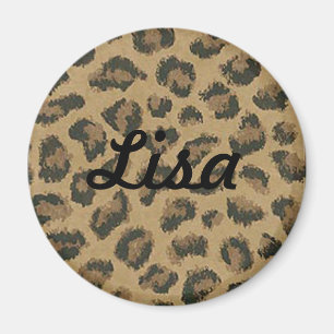 Íman Ímã feito sob encomenda da pele do leopardo