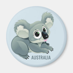 Íman Ímã feito sob encomenda do texto do Koala bonito