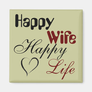 Íman Ímã feliz da vida da esposa feliz