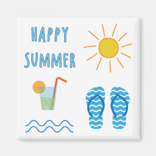 Íman Ímã feliz do verão