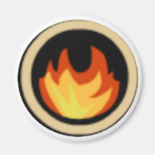 Íman Ímã FireNinjas do símbolo de Ninjas do fogo