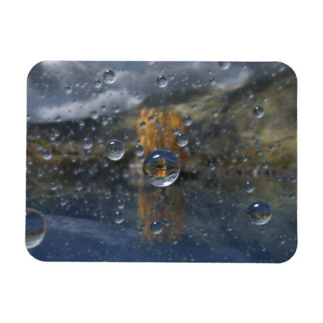 Íman Ímã Flexível Chuva no Glen (Horizontal)