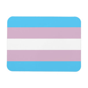 Íman Ímã flexível da bandeira do Transgender