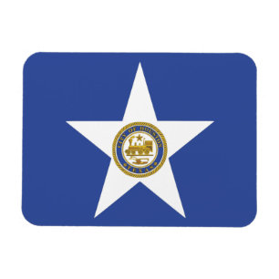 Íman Ímã flexível da foto com a bandeira de Houston