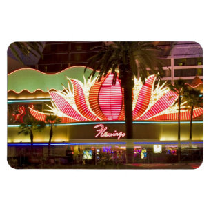 Íman Ímã flexível da noite do flamingo de Las Vegas