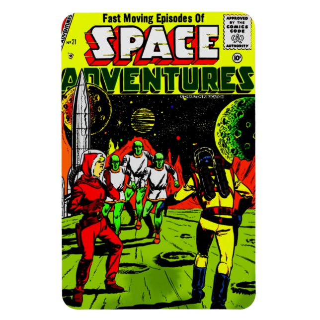 Íman Ímã Flexível de Aventuras do SPACE (Vertical)