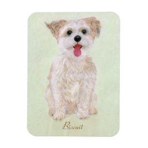 Íman Ímã Flexível de Cachorro Morkie