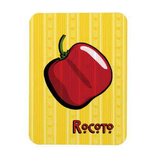Íman Ímã Flexível de Pimenta Rocoto
