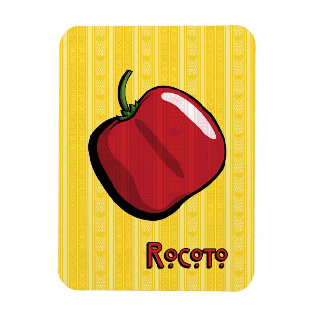 Íman Ímã Flexível de Pimenta Rocoto (Vertical)