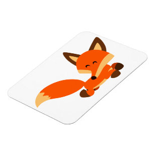 Íman Ímã flexível do Fox dos desenhos animados bonit