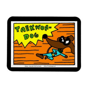 Íman Ímã flexível do Midge TAEKWON-DOG