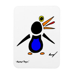 Íman Ímã flexível do pinguim abstrato