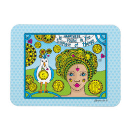 Íman Ímã Flexível Felicidade 15x10cm