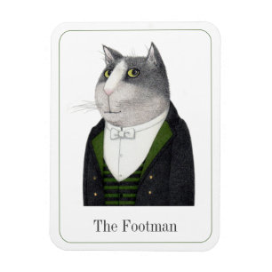 Íman ÍMÃ FLEXÍVEL GATO LACAIO 3x4 + Texto II