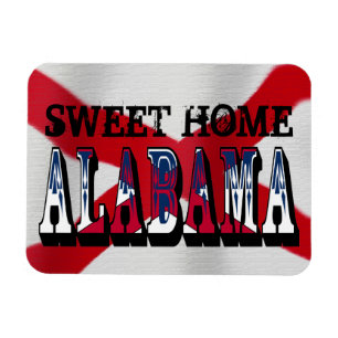 Íman Ímã flexível Home doce de Alabama