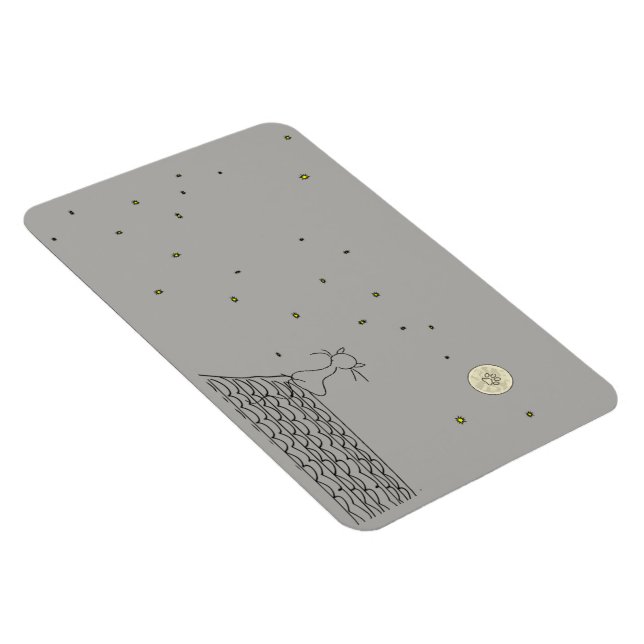 Íman ímã flexível para amantes do gato (Lado Direito)