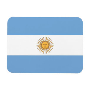 Íman Imã flexível patriótica com bandeira da Argentina
