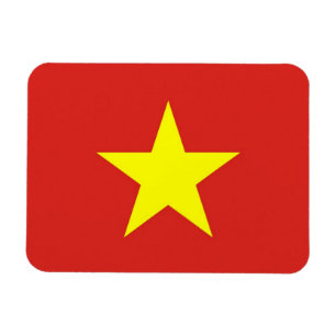 Íman Imã flexível patriótica com bandeira do Vietname