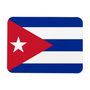 Íman Ímã flexível patriótico com a bandeira de Cuba