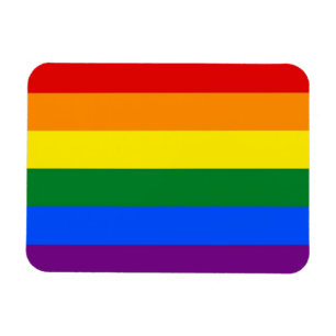 Íman Ímã flexível patriótico com a bandeira de LGBT