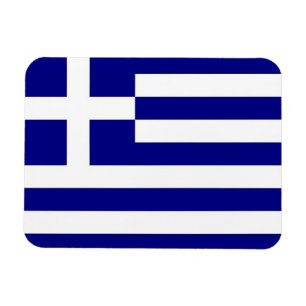 Íman Imã flexível patriótico com bandeira de Grécia