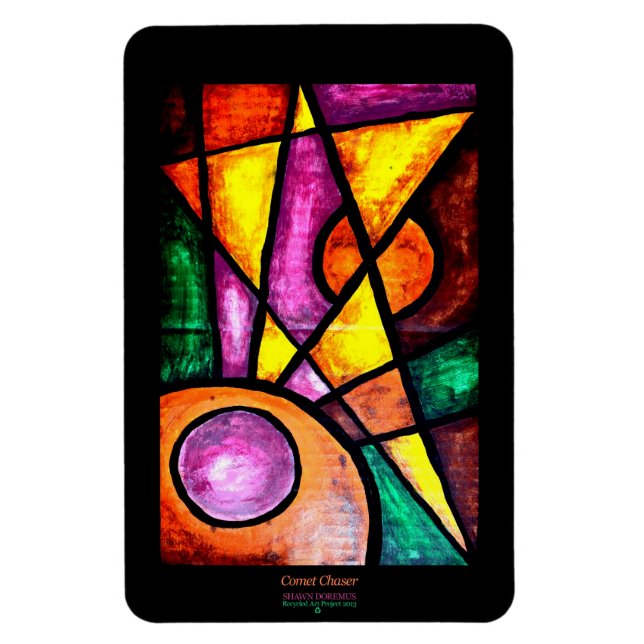 Íman Ímã Flexível, Pintura Caçadora de Cometas (Vertical)