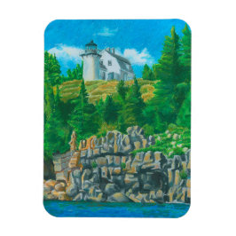 Íman Ímã Flexível Pintura Farol da Ilha Bear
