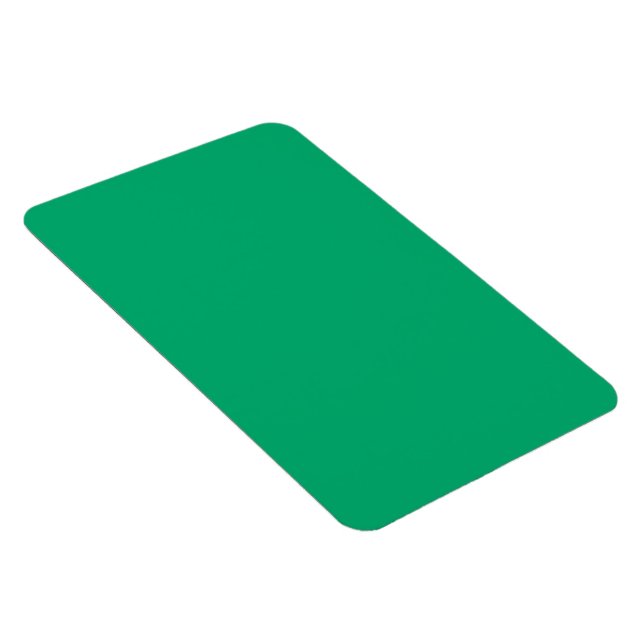 Íman Ímã Flexível Verde Esmeralda Personalizado (Lado Direito)