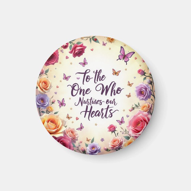 Íman Ímã Floral do Dia das Mães (Frente)