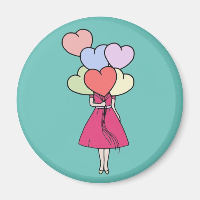 Íman Imã fofo de Geladeira (Frente)