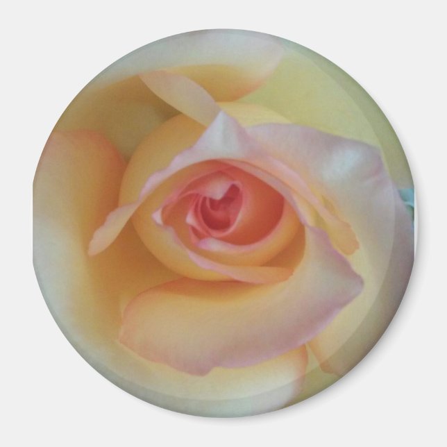 Íman ímã fotográfico redondo (Frente)