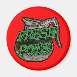 Íman Ímã fresco do refrigerador dos potes