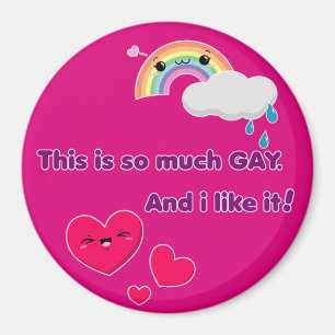 Íman Ímã Gay. Like it! - Pink