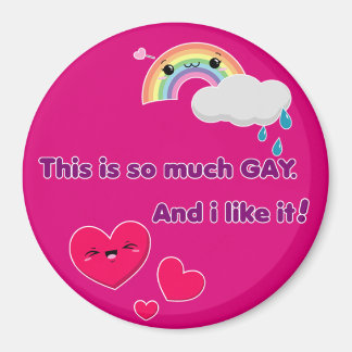 Íman Ímã Gay. Like it! - Pink