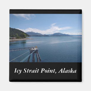 Íman Ímã gelado da foto da lembrança de Alaska do po