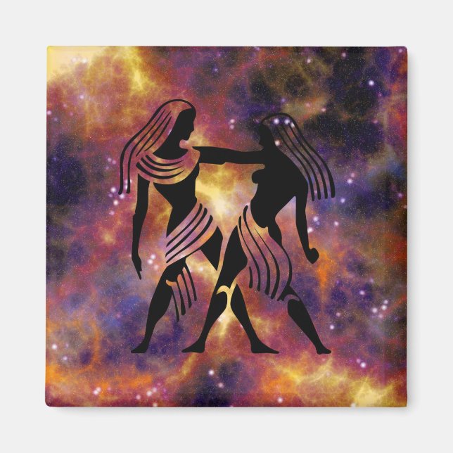 Íman ímã gêmeos gemini (Frente)