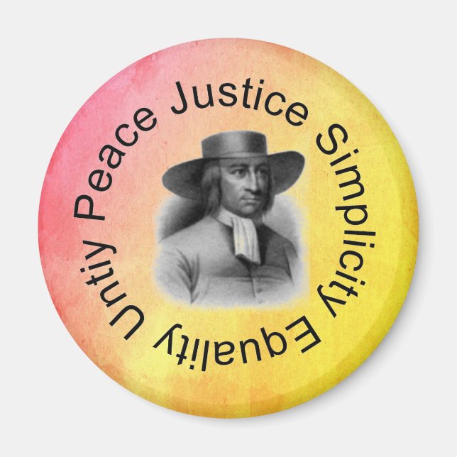 Íman Ímã George Fox (Frente)