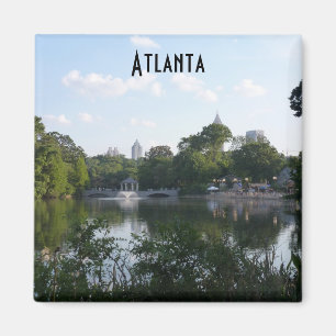 Íman Ímã Geórgia da foto do lago park de Atlanta